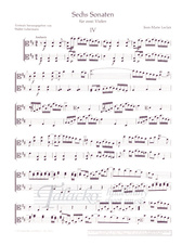 6 Sonatas, op.12 Book 2 (4-6)